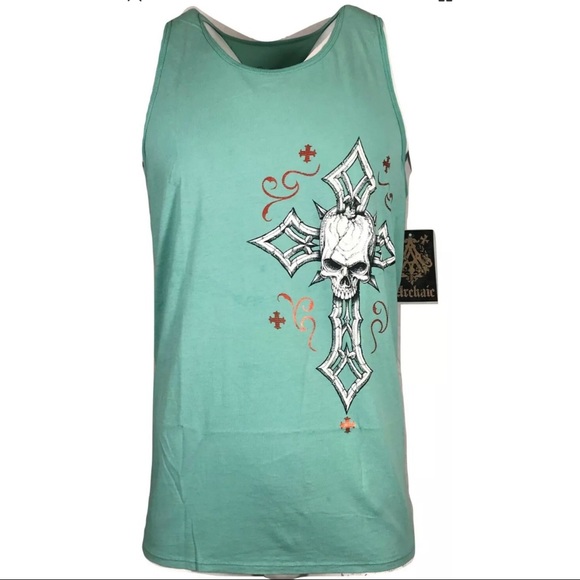 ARCHAIC by AFFLICTION Mens T-Shirt FARGO Tank Top - Picture 2 of 8